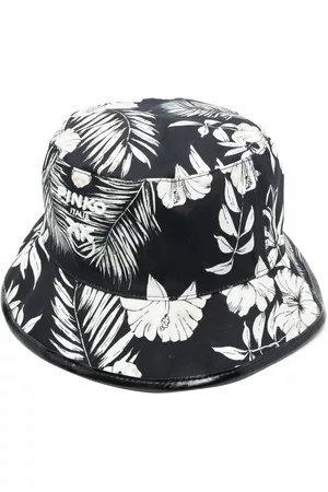Pinko Mujer Gorros - Gorro de pescador con estampado floral