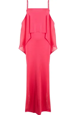 Tom Ford Vestido con hombros descubiertos y volantes