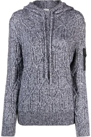 Moncler Hoodie en tejido de ochos con cordones