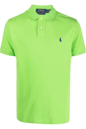Ralph Lauren Playera tipo polo con logo bordado
