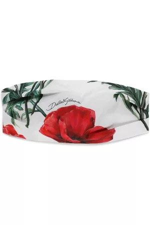 Dolce & Gabbana Banda para el cabello con estampado floral