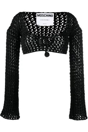 Moschino Top de tejido flojo corto