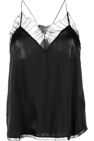 IRO Top con detalles de encaje