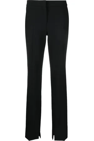 Stella McCartney Pantalones slim con abertura en los tobillos