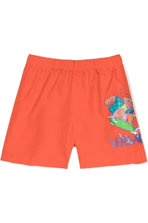 VERSACE Shorts con cocodrilos estampados