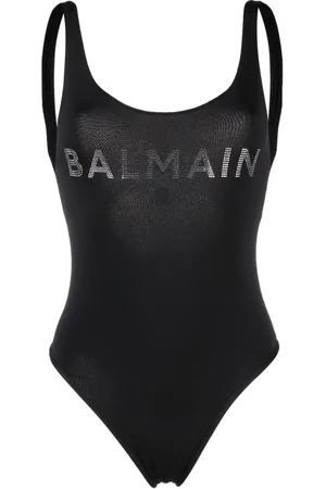 Balmain Traje de baño con cuello en U