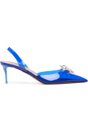 Amina Muaddi Zapatillas Rosie con tacón de 60mm