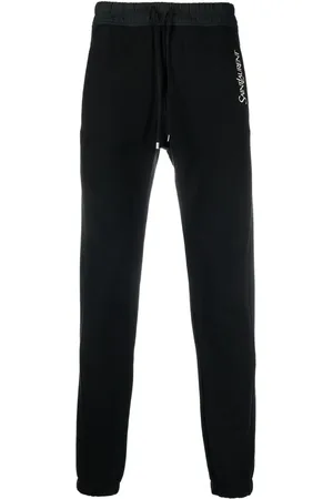 Saint Laurent Pants con logo bordado