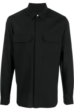 Rick Owens Sobrecamisa con cierre oculto en la parte delantera