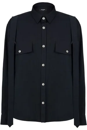 Balmain Camisa con bolsillo en el pecho