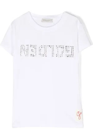 Golden Goose Playera con detalles de cristal