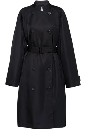 Prada Impermeable Re-Nylon con doble botonadura