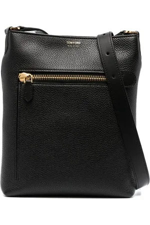 Tom Ford Mochila tipo mensajero texturizada