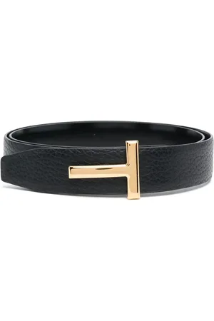 Tom Ford Cinturón con placa del logo