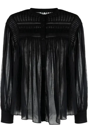Marant Etoile Blusa Plalia plisada