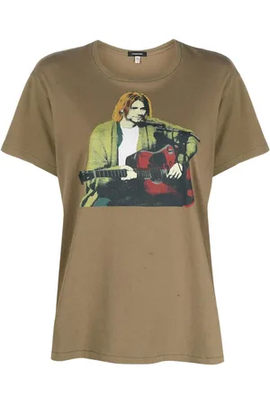 R13 Playera con estampado gráfico