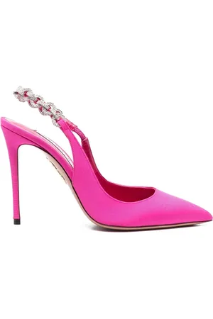 Aquazzura Zapatillas con detalles de cristal y tacón de 110mm