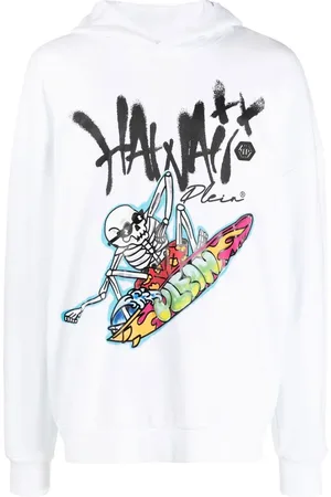 Philipp Plein Hoodie con estampado Hawaii