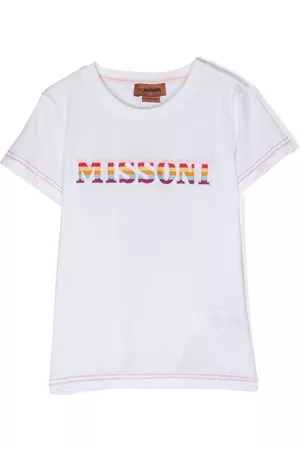 Missoni Playera manga corta con logo estampado