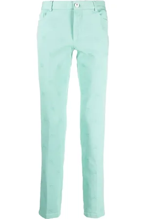 Philipp Plein Pantalones rectos con motivo Skull