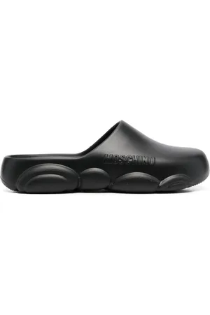 Moschino Flip flops con logo en relieve