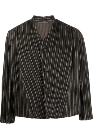 Issey Miyake Blazer plisado con botones