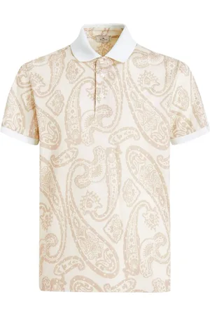 Etro Playera tipo polo con estampado de cachemira
