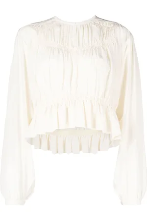 Isabel Marant Blusa plisada manga larga