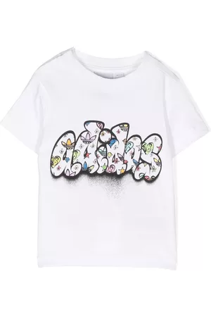adidas Playera con logo estampado de x Jeremy Scott