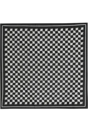 MISBHV Mascada cuadradacon monograma estampado