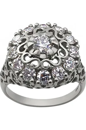 Dolce & Gabbana Anillo Sicily en oro blanco de 18kt con diamantes