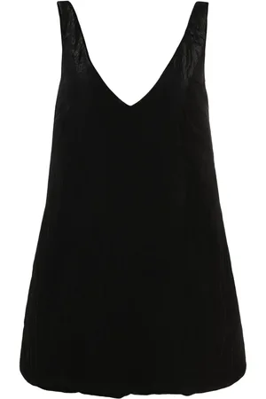Khaite Vestido sin mangas con cuello en V