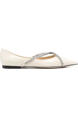 Jimmy Choo Flats Genevi con cadena de cristal