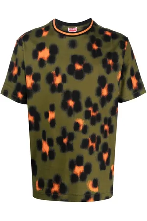 Kenzo Camisa con estampado de leopardo