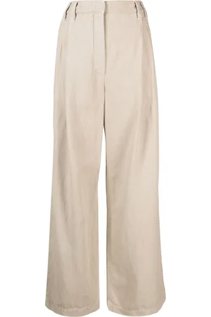 Brunello Cucinelli Pantalones anchos con pinzas