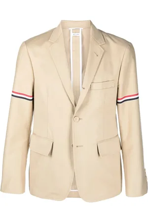 Thom Browne Blazer con rayas RWB