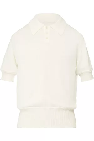 Maison Margiela Playera tipo polo tejida con cuatro costuras