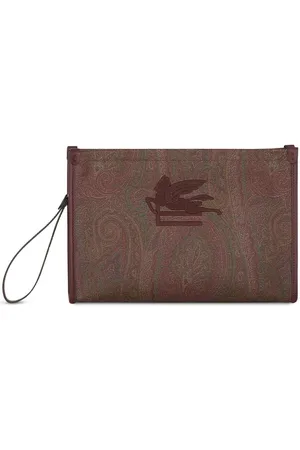 Etro Tote bordada con estampado de cachemira