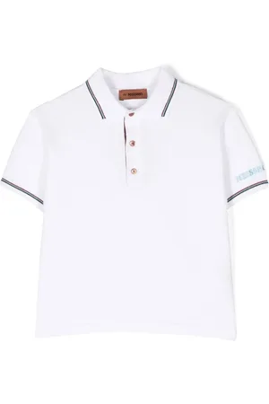 Missoni Playera tipo polo manga corta con logo estampado