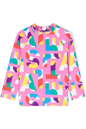 Stella McCartney Top con logo estampado