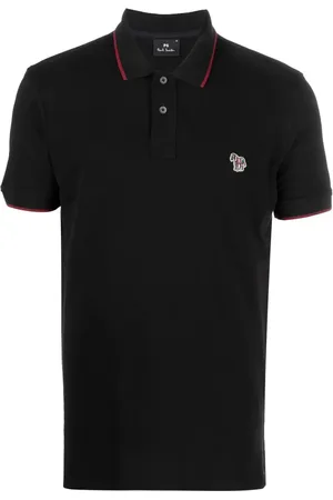 Paul Smith Playera tipo polo manga corta con parche del logo