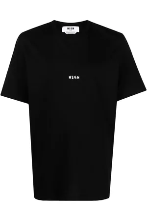 Msgm Playera con logo estampado