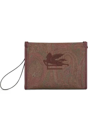 Etro Cartera con estampado de cachemira