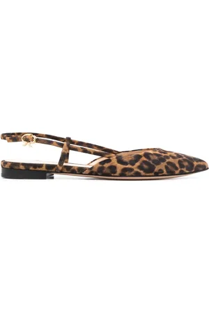 Gianvito Rossi Sandalias con motivo de leopardo