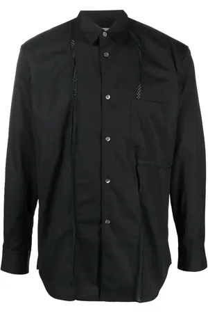 Comme des Garçons Camisa con panel de malla