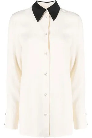 Jil Sander Playera manga larga con diseño de dos tonos