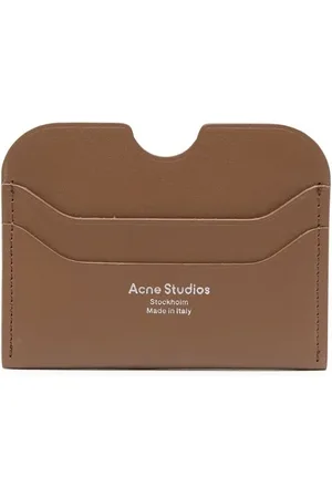Acne Studios Tarjetero con logo estampado