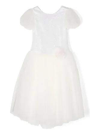 MONNALISA Vestido de fiesta bordado con lentejuelas
