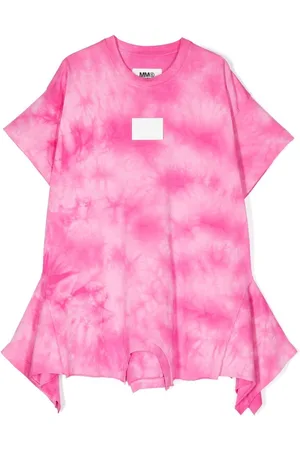 Maison Margiela Vestido estilo playera con motivo tie-dye