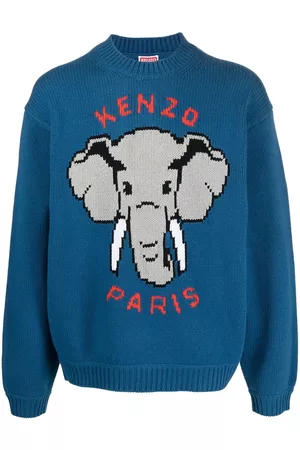 Kenzo Suéter tejido en intarsia